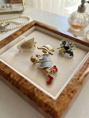 Sweet Set of Three Brooches